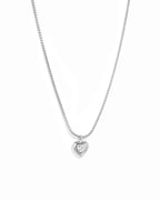 Heart Solitaire Chain Pendant