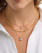 Heart Solitaire Chain Pendant