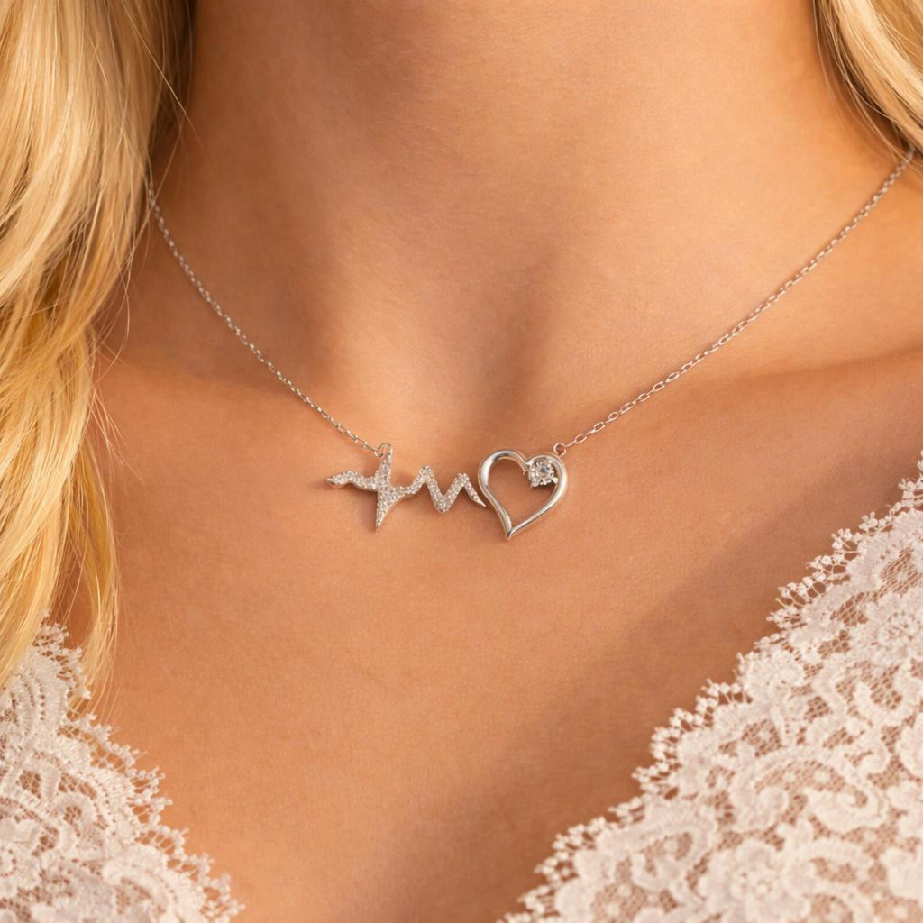 Heartbeat Love Diamond Necklace