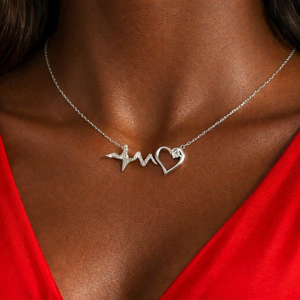 Heartbeat Love Diamond Necklace