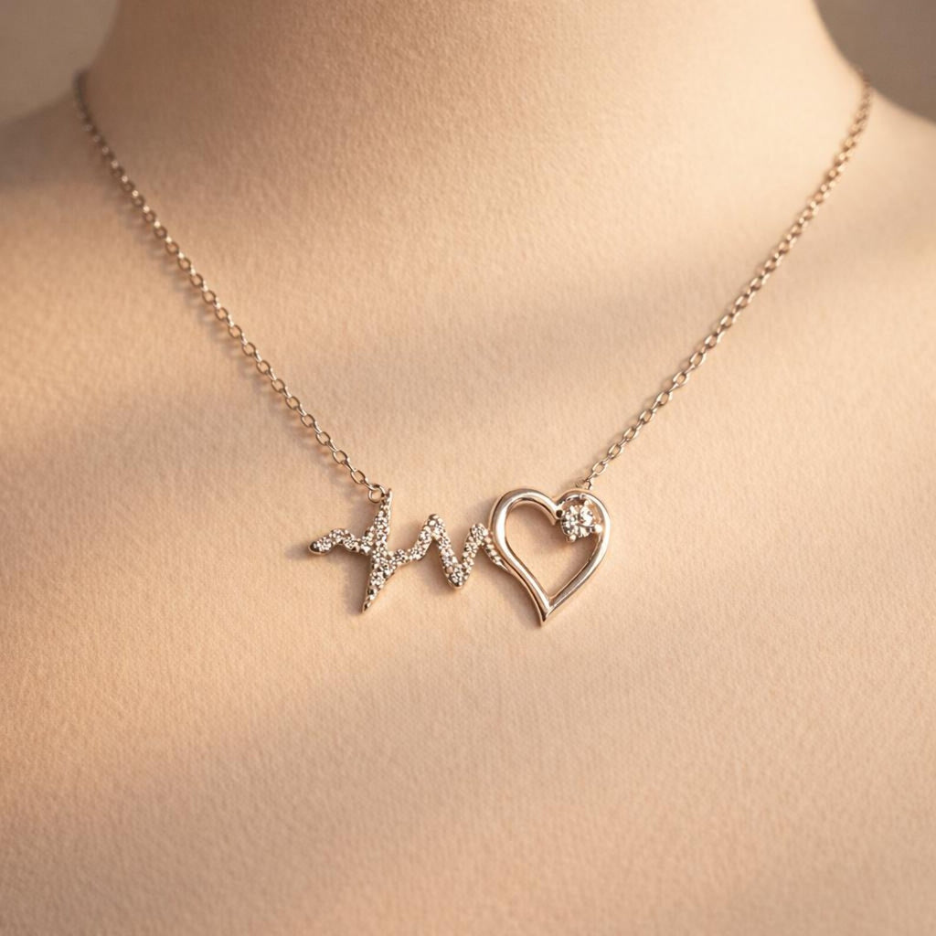 Heartbeat Love Diamond Necklace