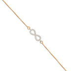 Infinity Motif Diamond Chain Bracelet