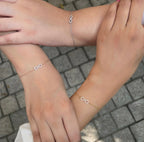 Infinity Motif Diamond Chain Bracelet
