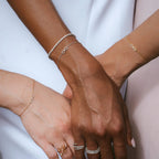 Infinity Motif Diamond Chain Bracelet