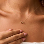 Intertwined Circle Diamond Necklace