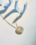 Intertwined Heart Diamond Necklace