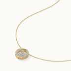 Intertwined Heart Diamond Necklace