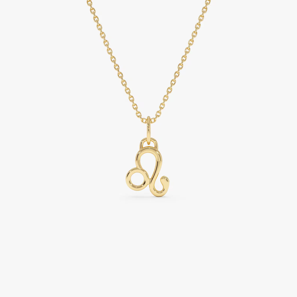 Leo Zodiac Pendant Necklace