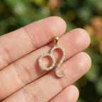 Leo Zodiac Sign Pendant Necklace