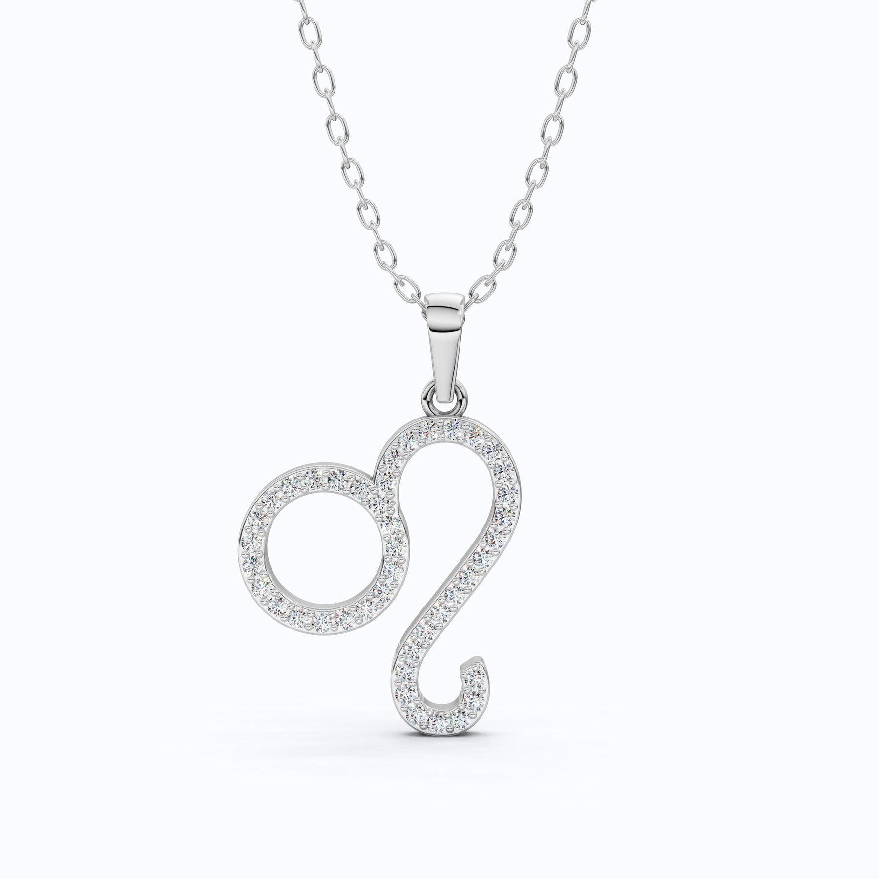 Leo Zodiac Sign Pendant Necklace