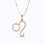 Leo Zodiac Sign Pendant Necklace