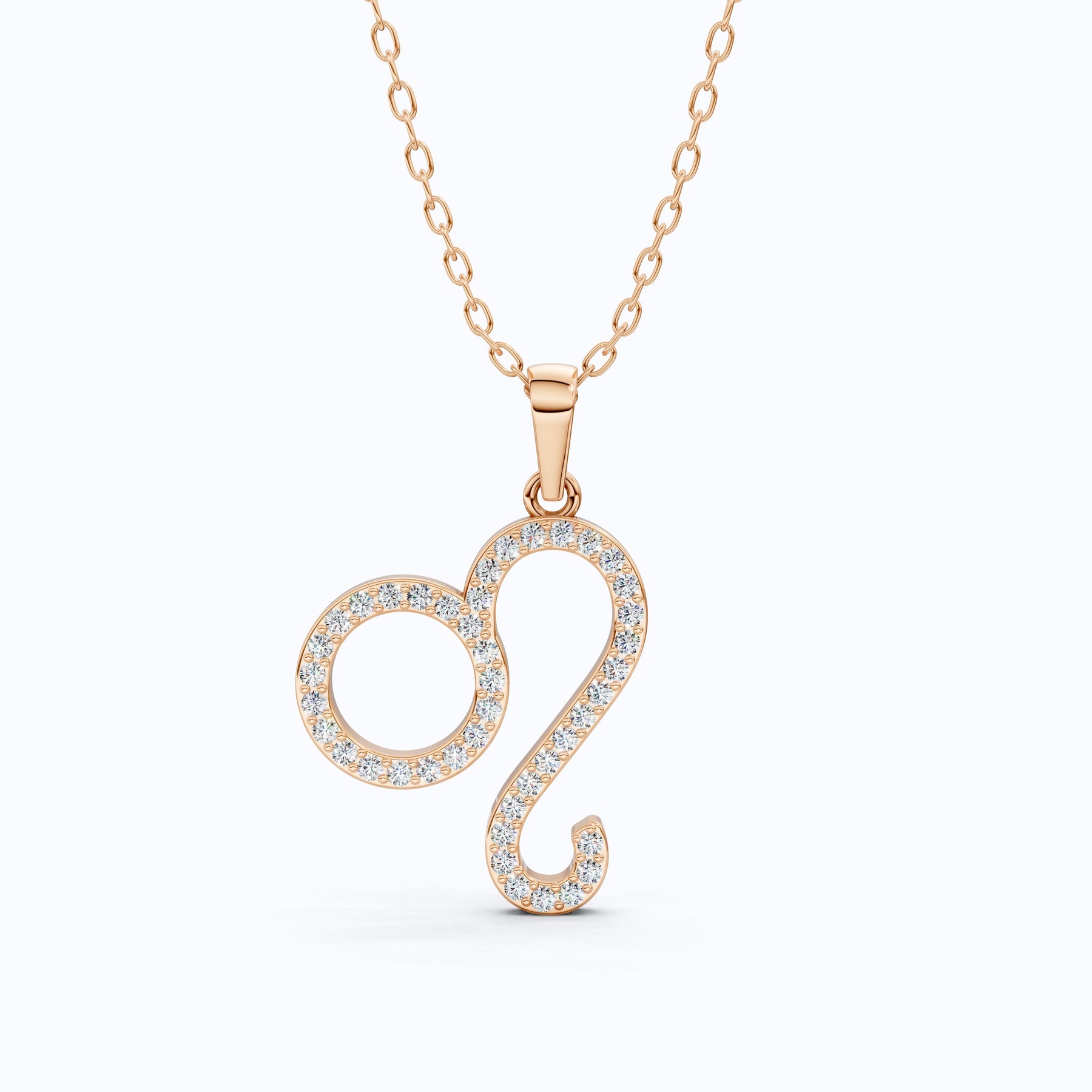 Leo Zodiac Sign Pendant Necklace