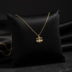 Libra Balance Diamond Necklace