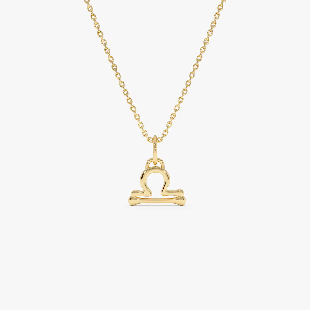 Libra Zodiac Sign Necklace