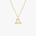 Libra Zodiac Sign Necklace