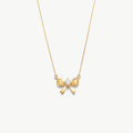 Love Knot Bow Diamond Necklace