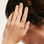 Love Pulse Open Ring