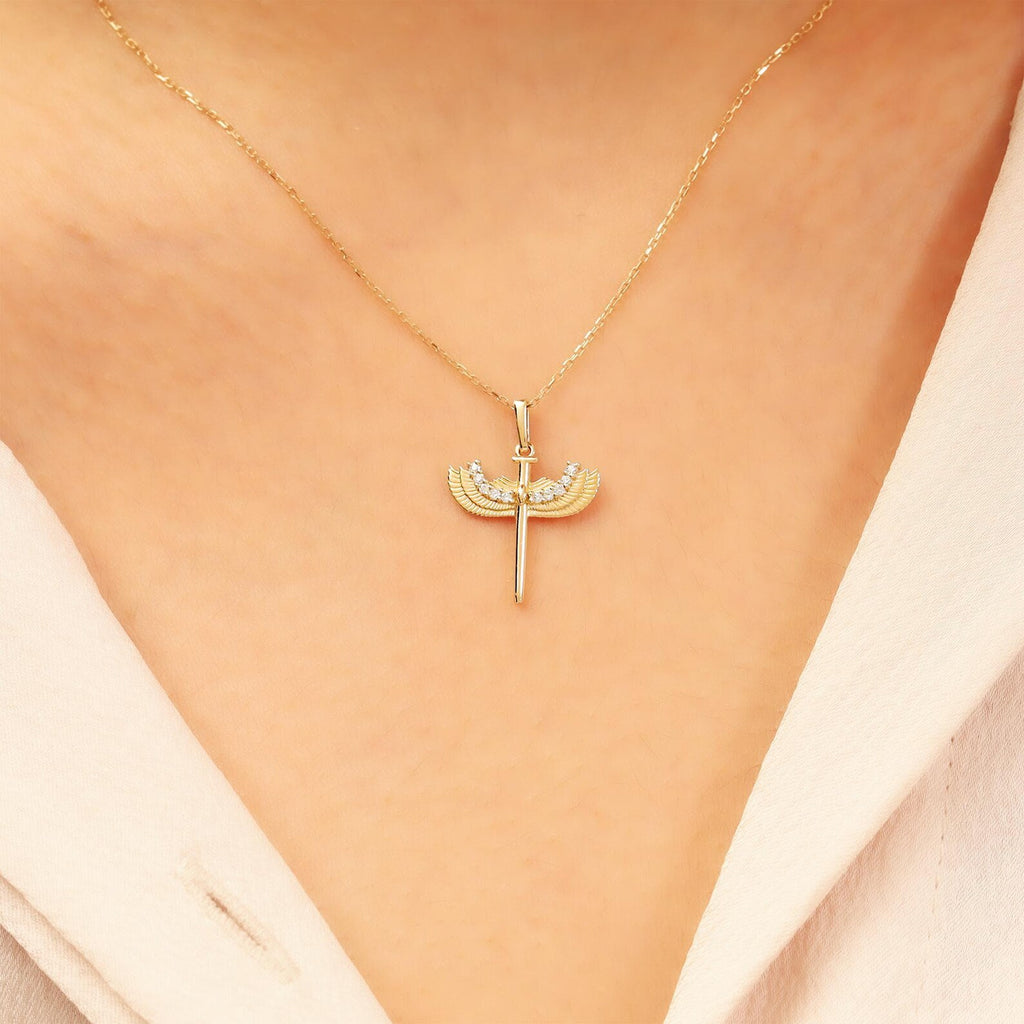 Faith Wing Necklace