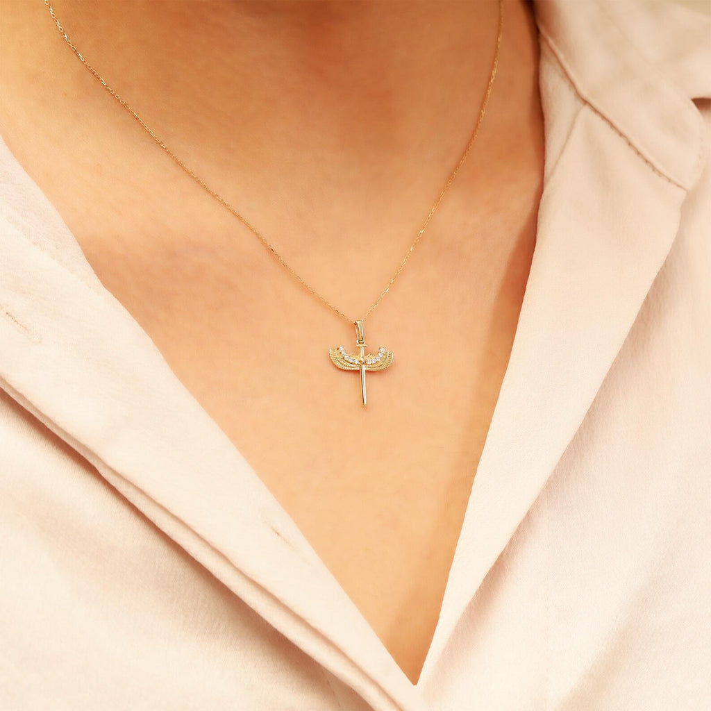 Faith Wing Necklace