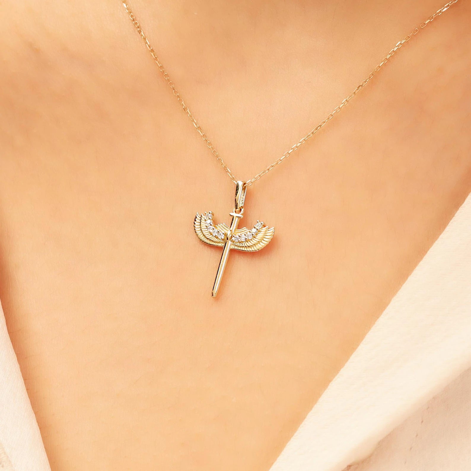 Faith Wing Necklace