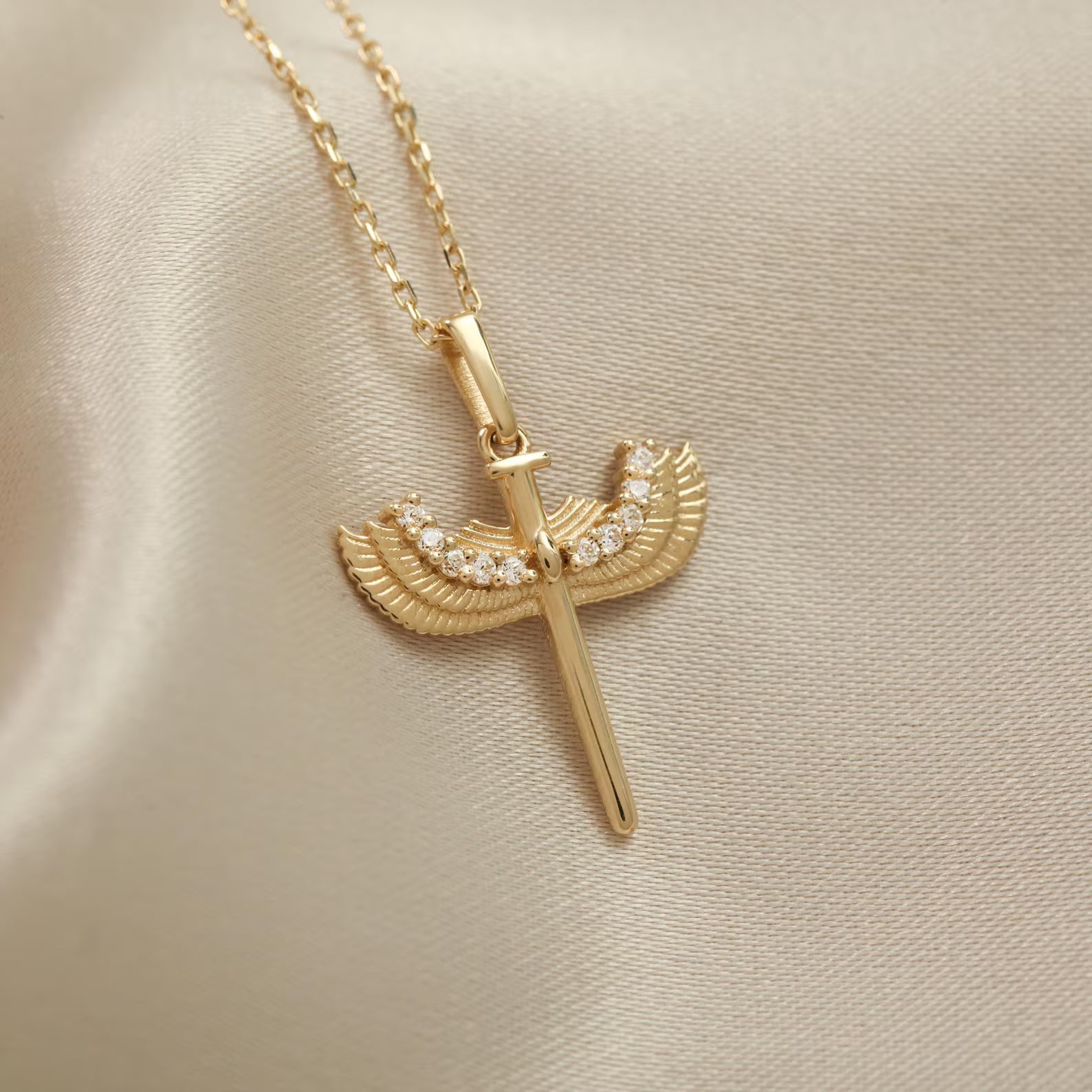 Faith Wing Necklace