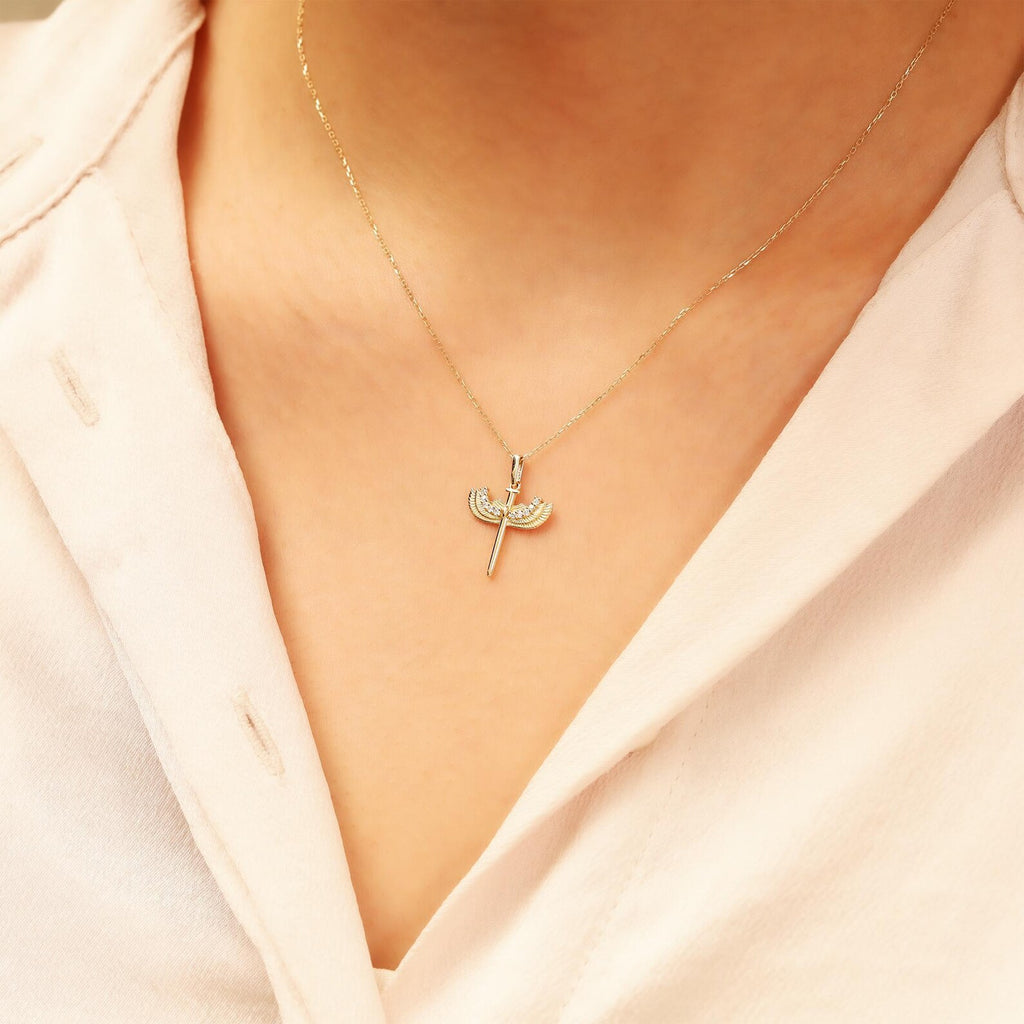 Faith Wing Necklace