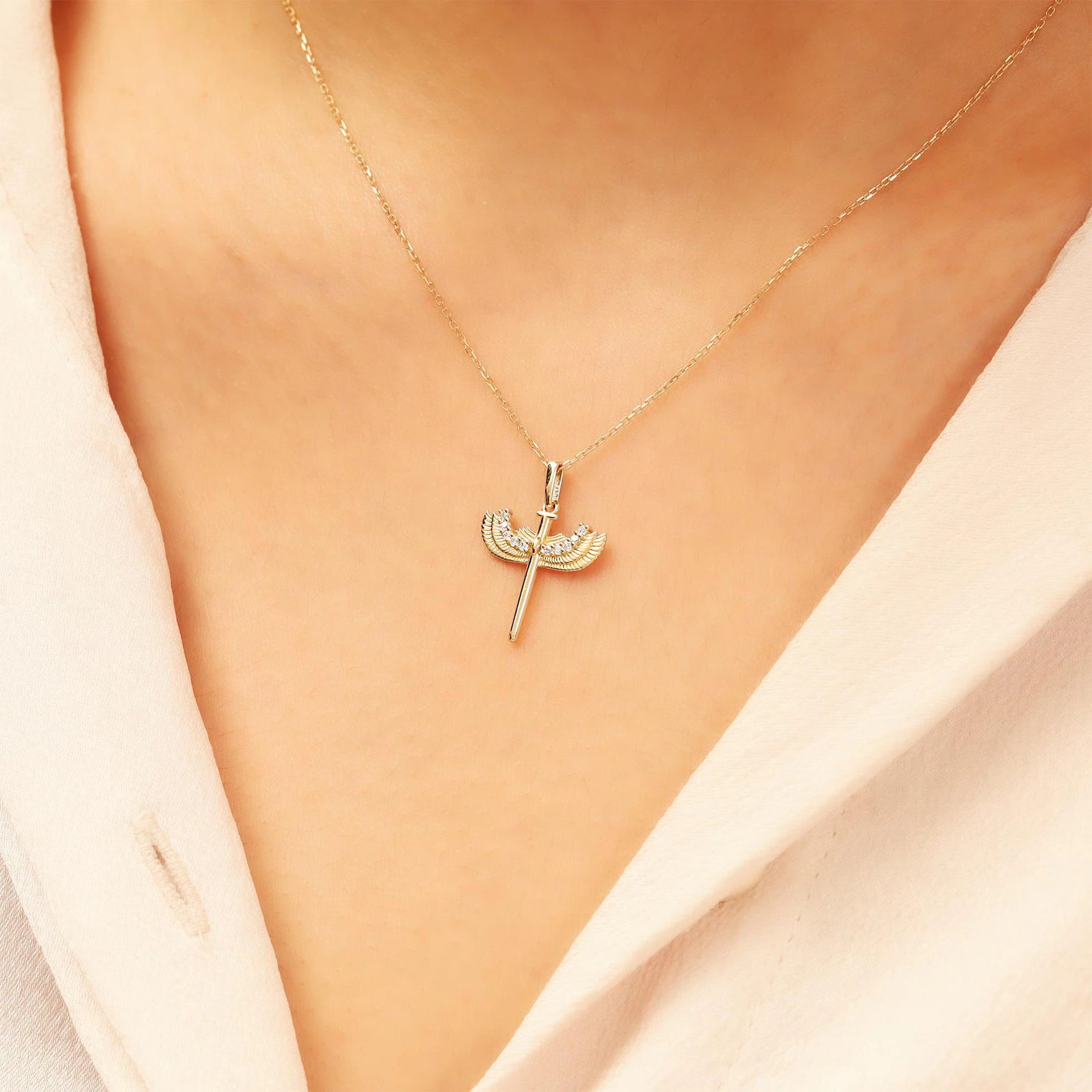 Faith Wing Necklace