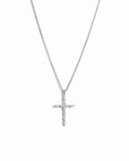 Marquise Cross Pendant Necklace