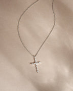 Marquise Cross Pendant Necklace