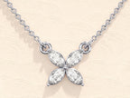 Marquise Cut Clover Necklace