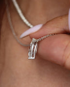 Marquise Cut Diamond Solitaire Necklace