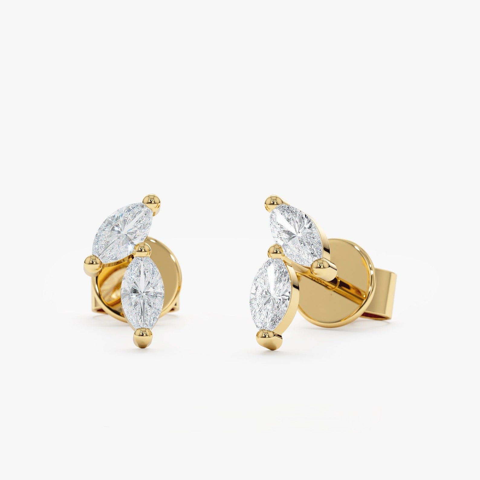 Marquise Duo Stud Earrings