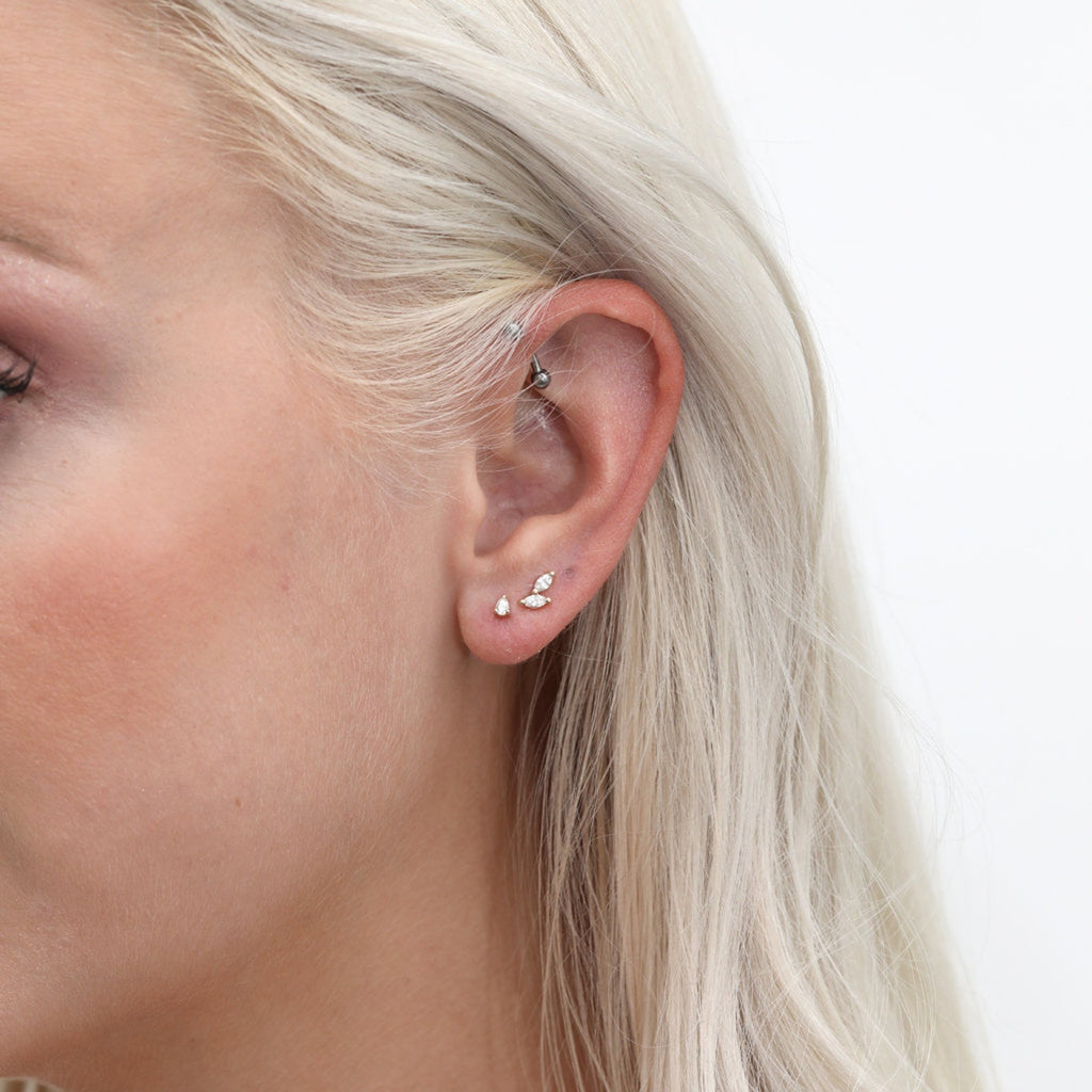 Marquise Duo Stud Earrings