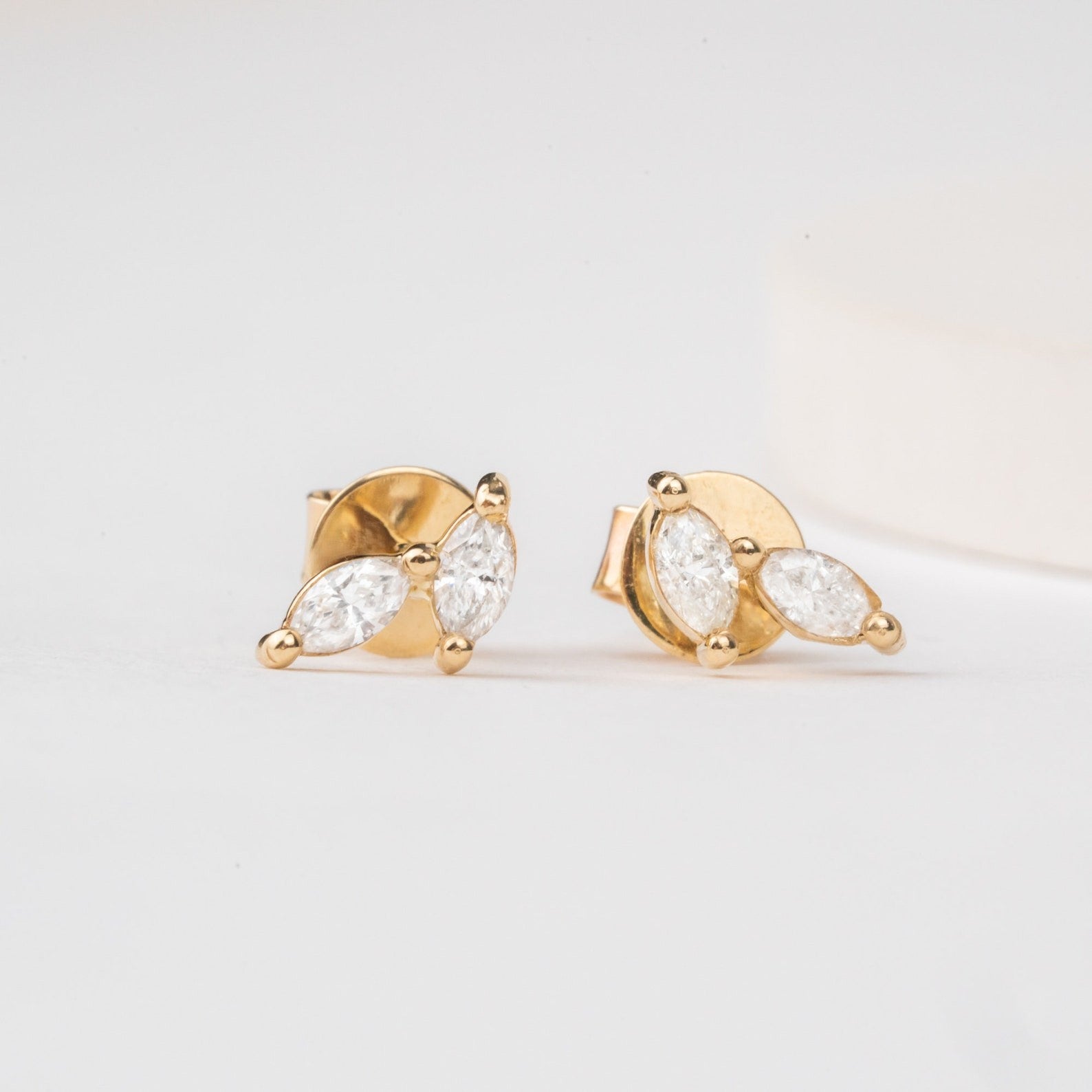 Marquise Duo Stud Earrings