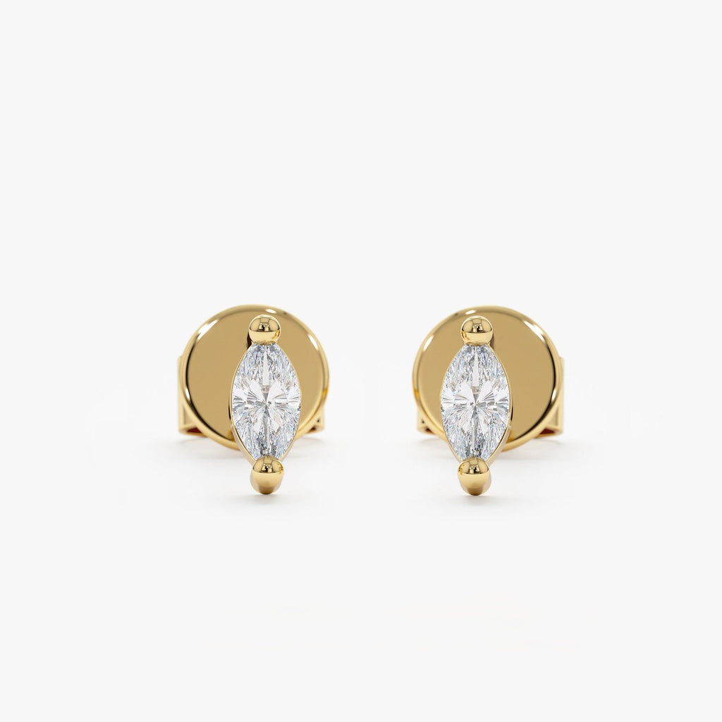Marquise Solitaire Studs