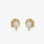 Marquise Solitaire Studs