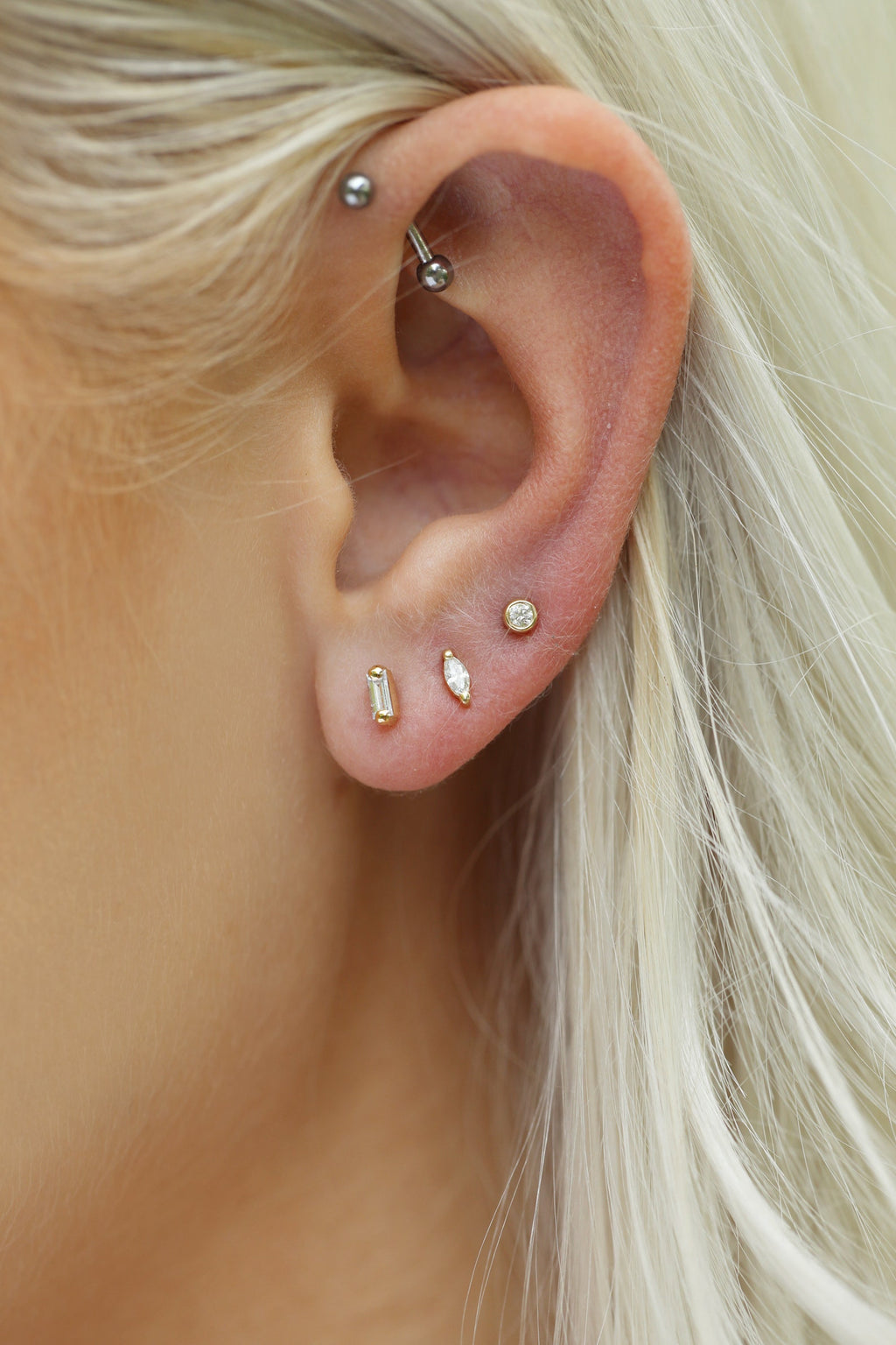 Marquise Solitaire Studs