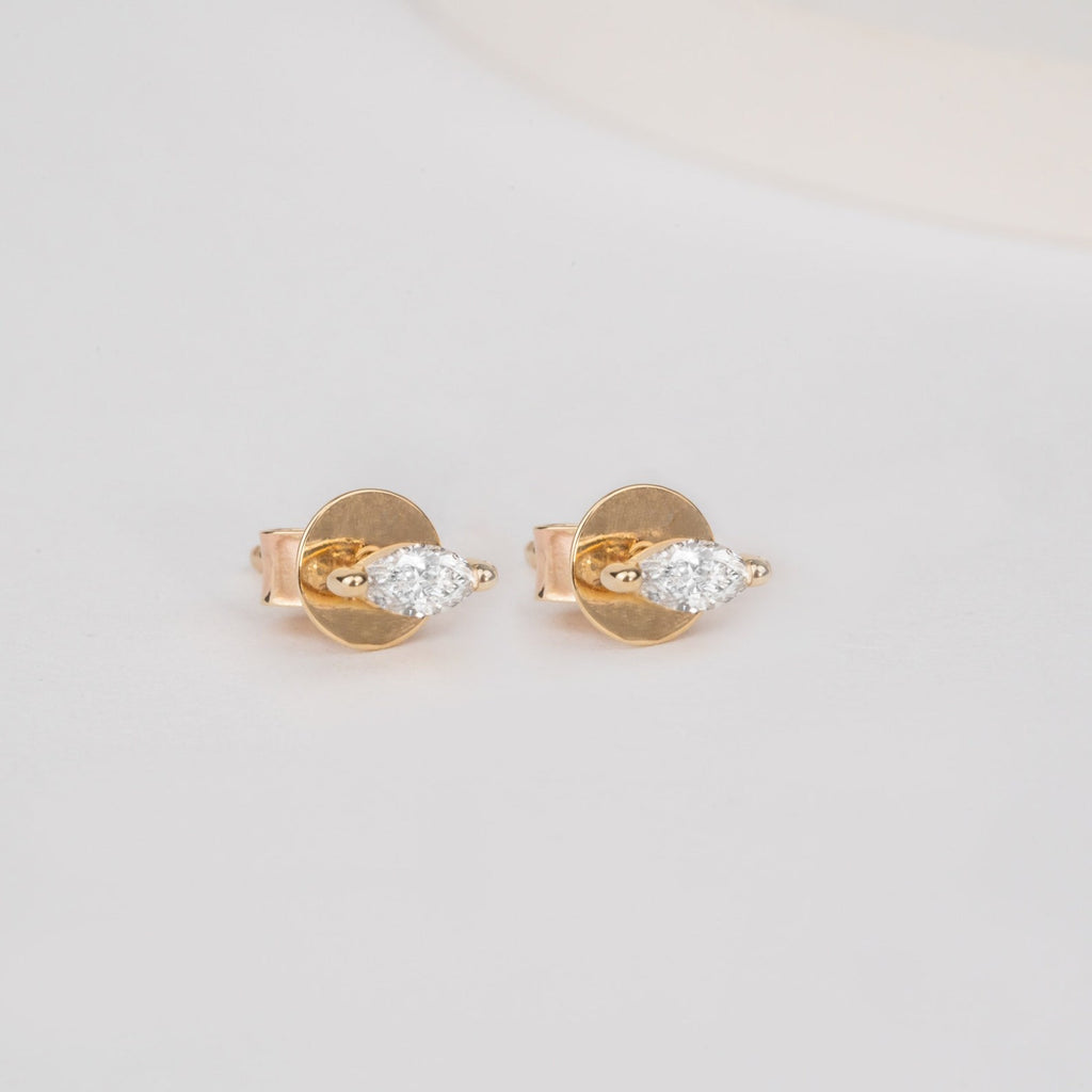 Marquise Solitaire Studs