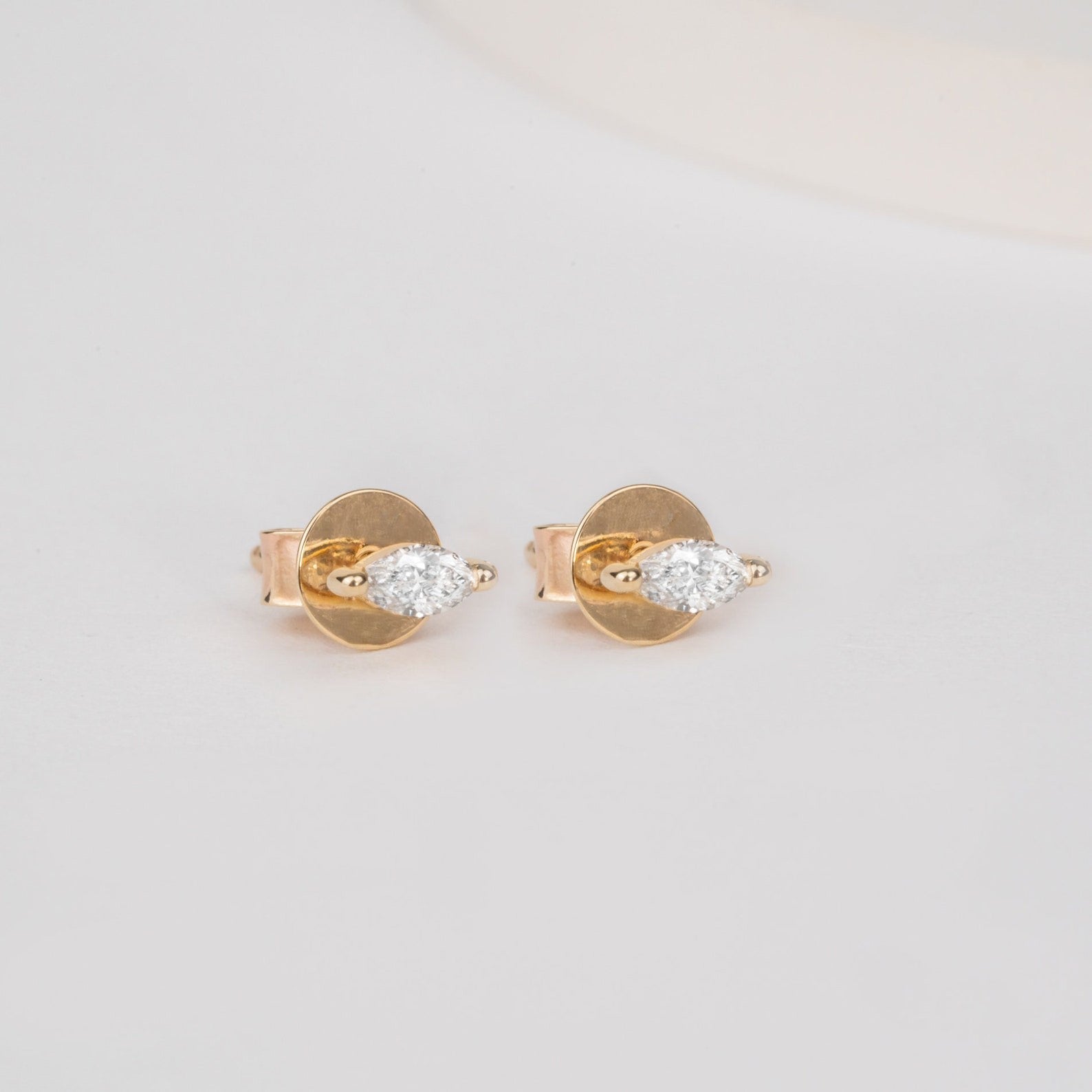 Marquise Solitaire Studs
