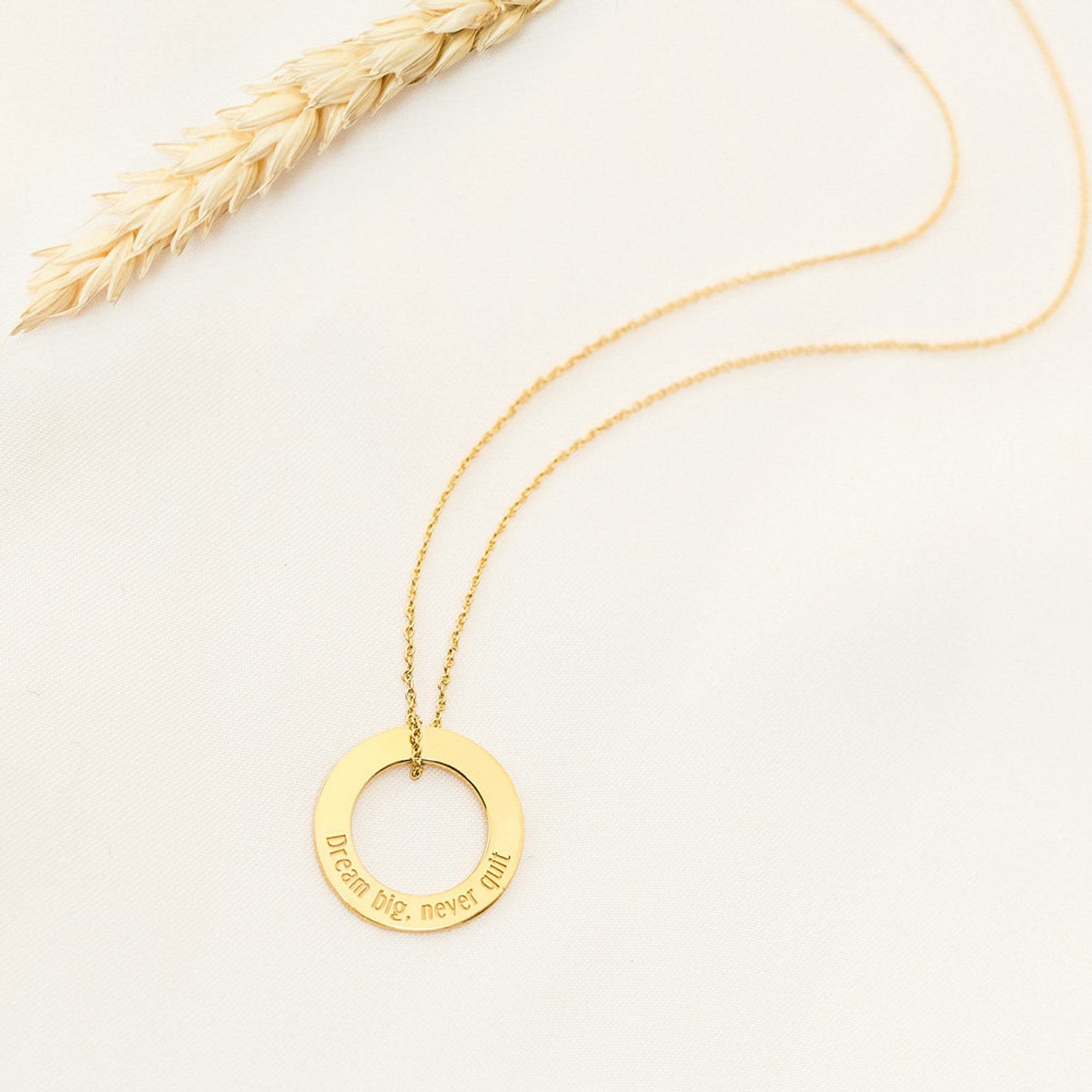 Meaningful Circle Necklace