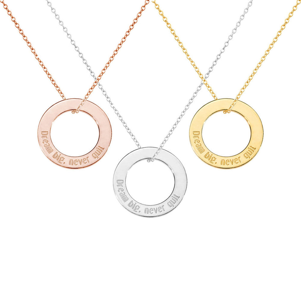 Meaningful Circle Necklace