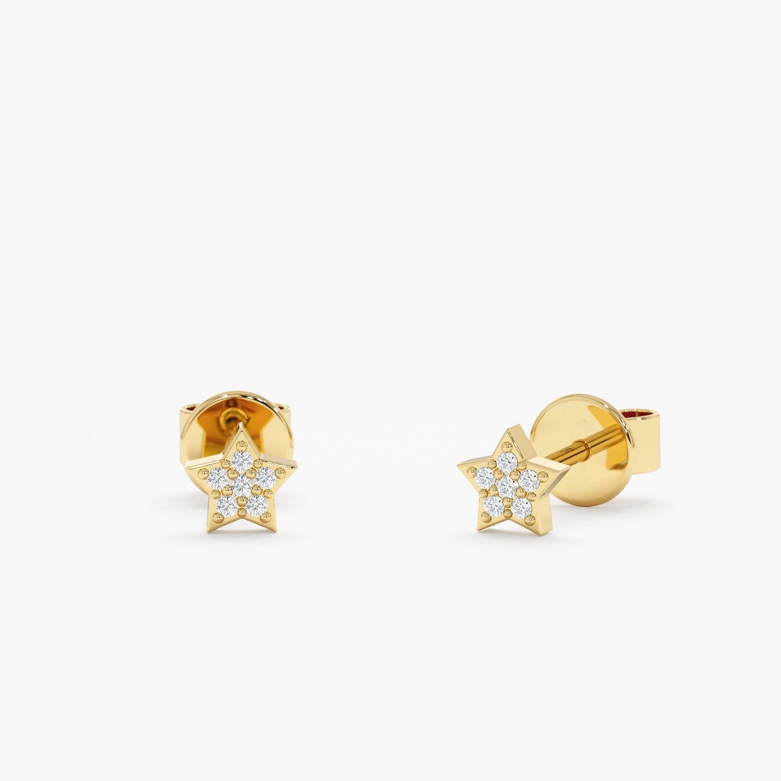 Mini Diamond Star Studs