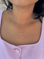 Mini Heart Diamond Necklace