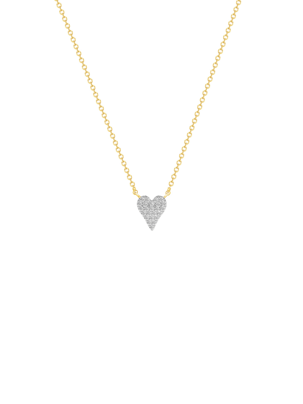 Mini Heart Diamond Necklace