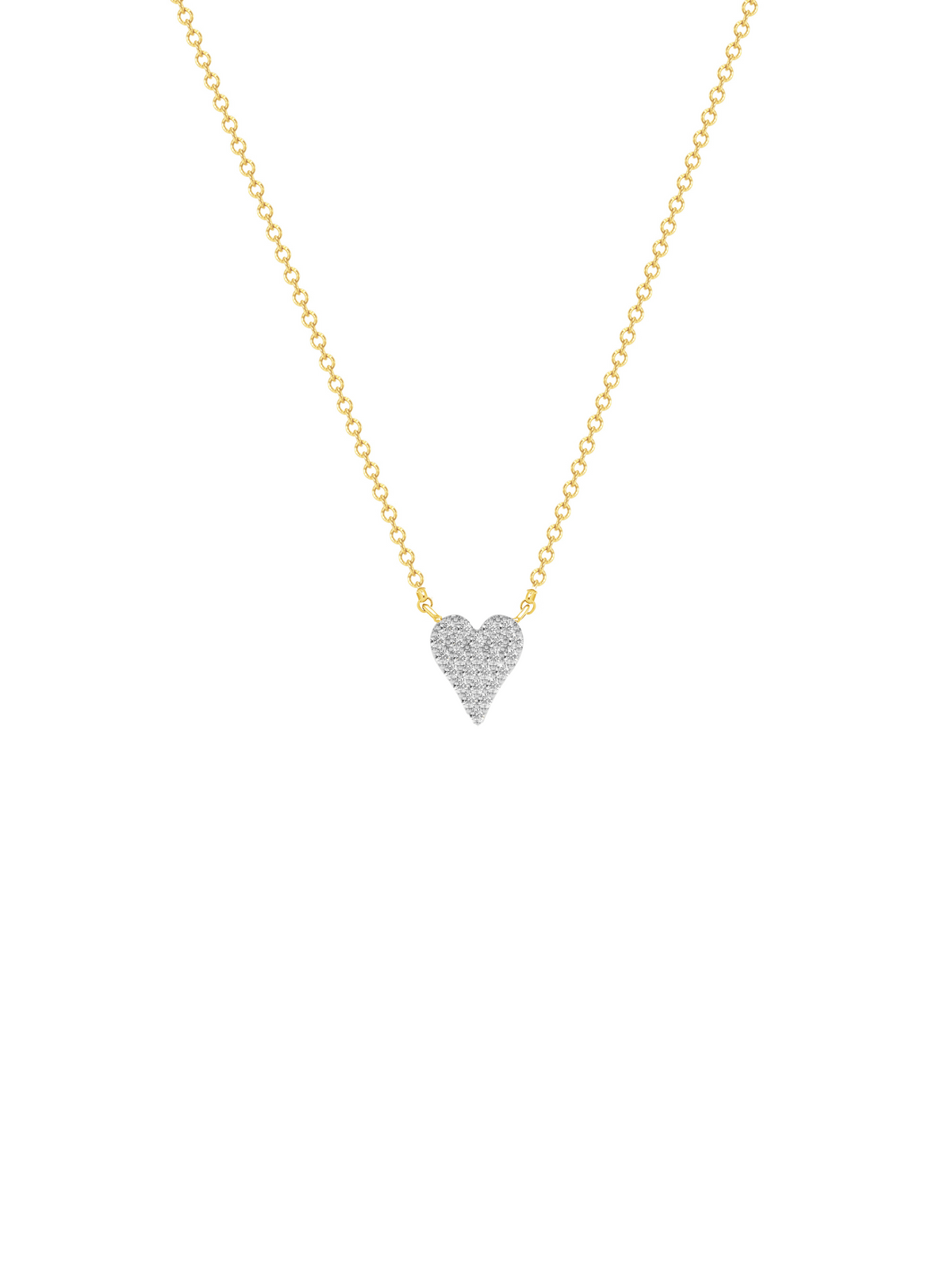 Mini Heart Diamond Necklace