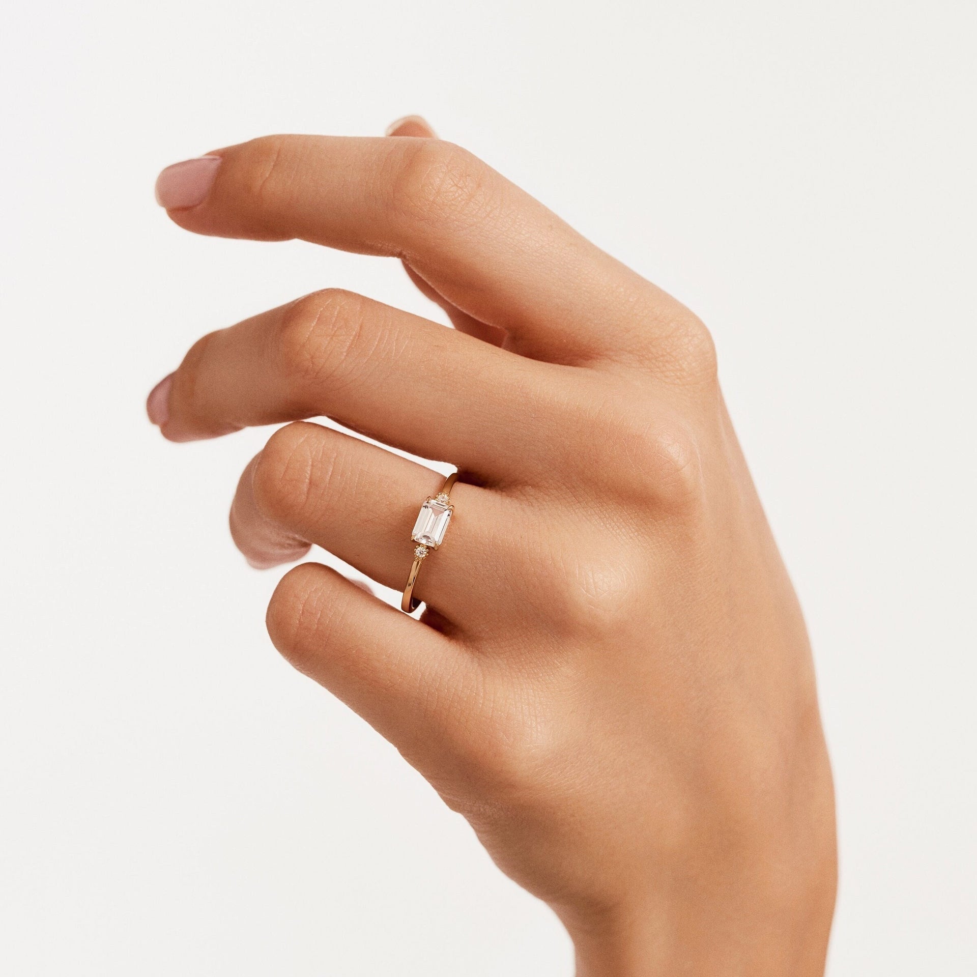 Minimal Baguette Diamond Ring