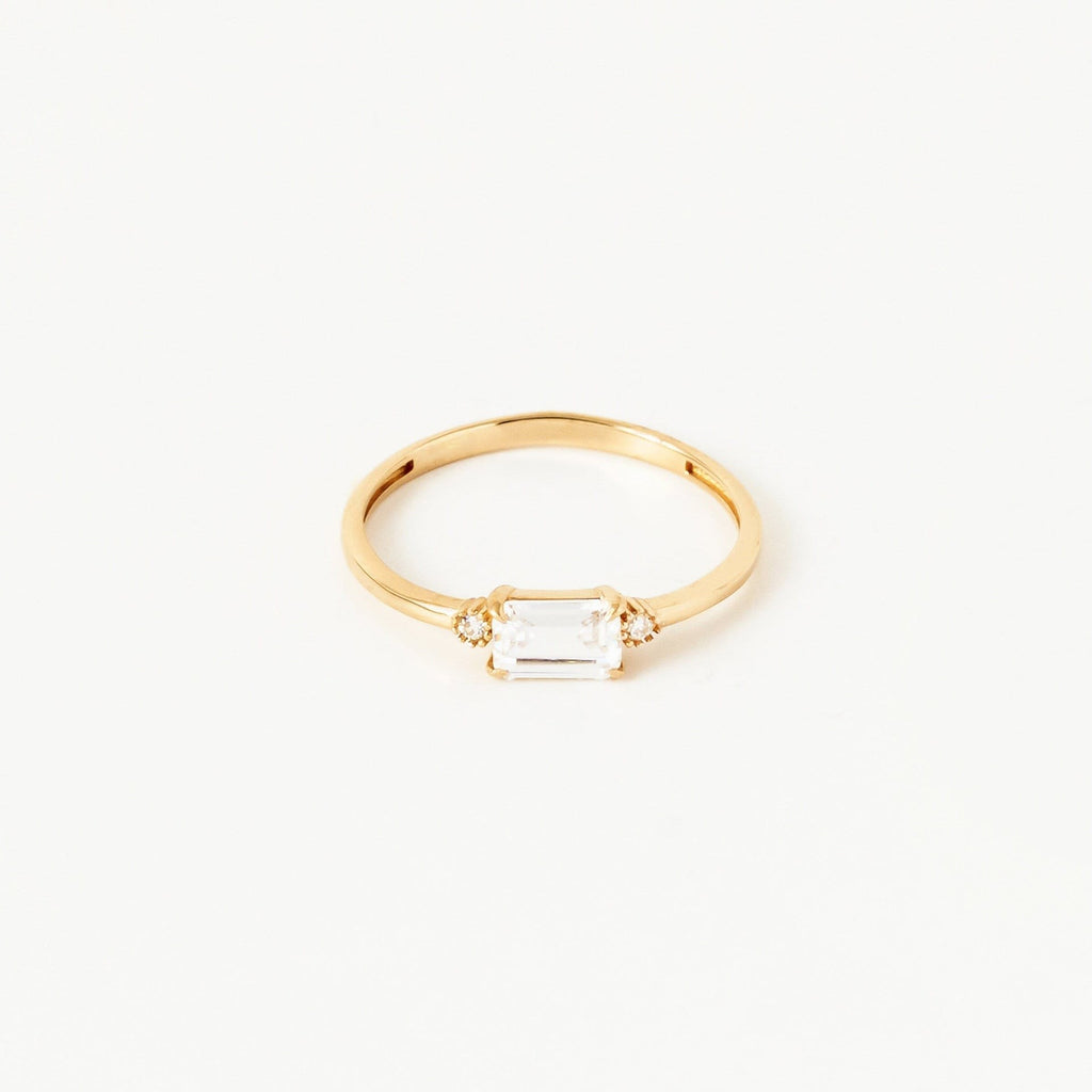 Minimal Baguette Diamond Ring