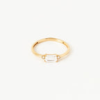 Minimal Baguette Diamond Ring