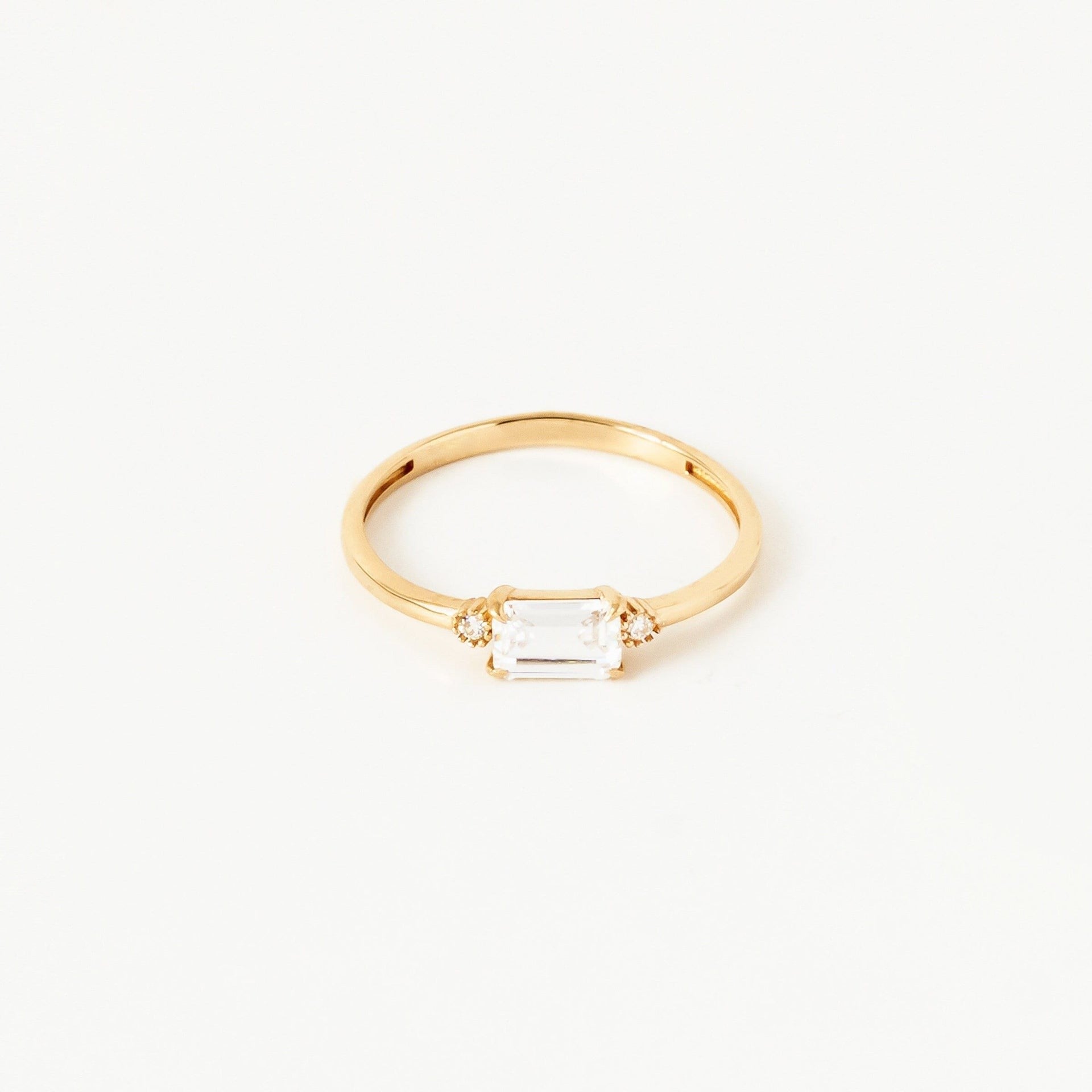 Minimal Baguette Diamond Ring