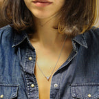 Minimal Diamond Triangle Necklace